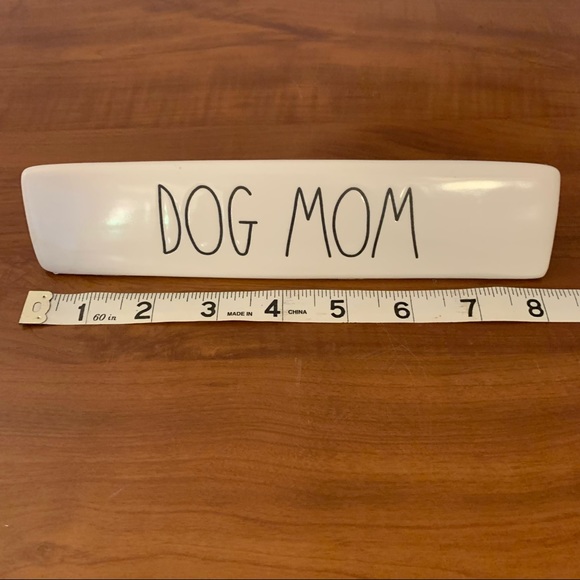 NEW Rae Dunn Ceramic DOG MOM Plaque - Picture 4 of 5